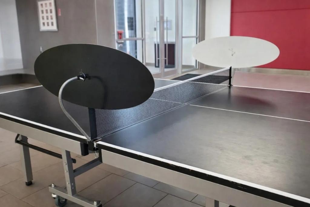 Ricoshot installed on table